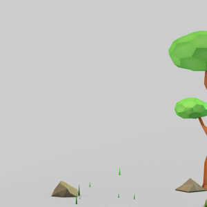 Low Poly Tree in Cinema 4D