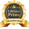 Lifetime Prime Membership Badge