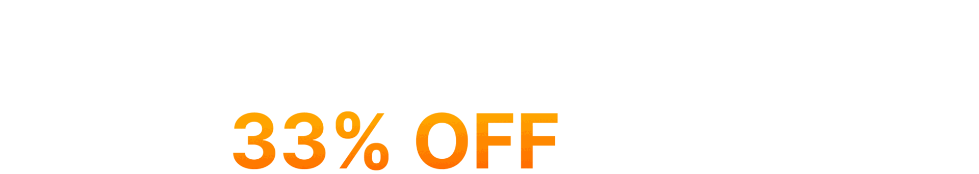 Black Friday Special Pricing