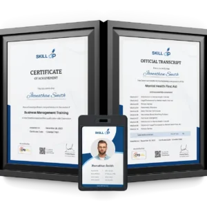 Certificate mockup skillup