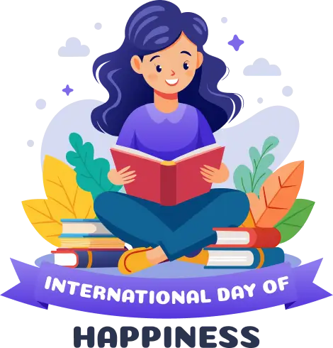 International Day of Happiness Badge