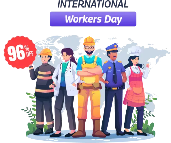 International Workers Day Badge