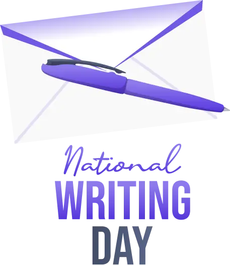 National Writing Day Badge