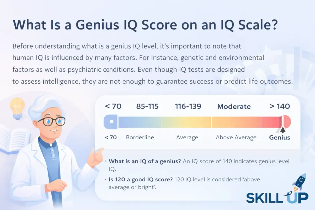 What Is a Genius IQ Score on an IQ Scale?