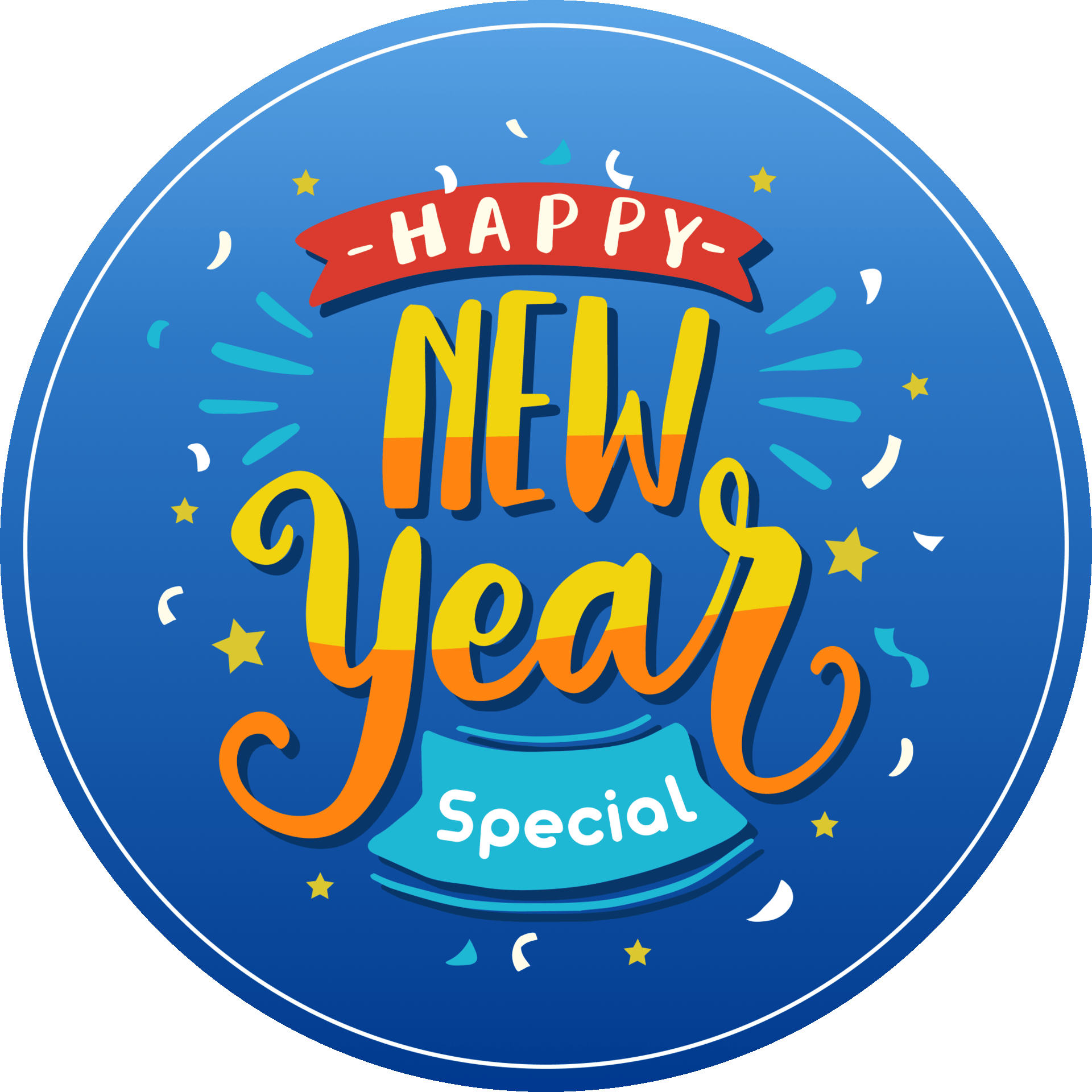 New Year Special Badge