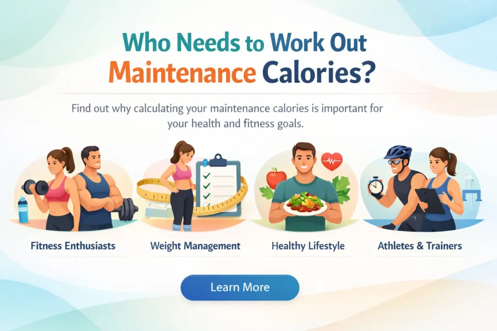 Who Needs to Work Out Maintenance Calories