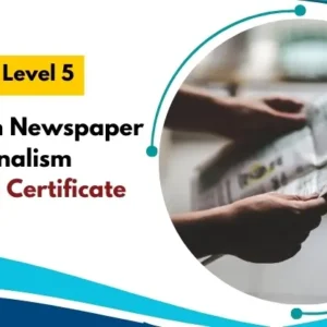 Diploma in Newspaper Journalism with Free Certificate