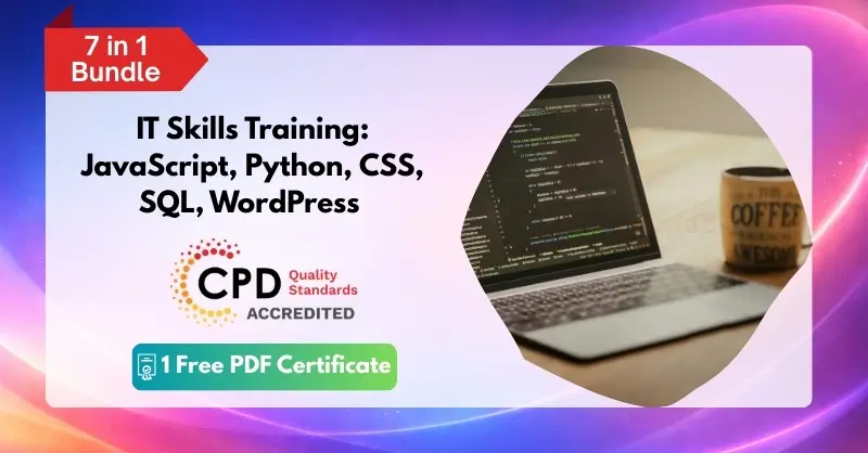 IT Skills Training JavaScript, Python, CSS, SQL, WordPress