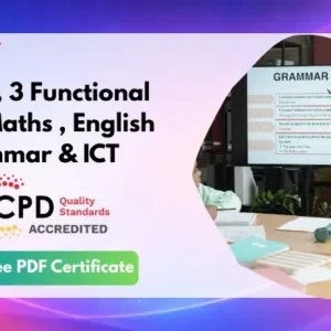 Level 2, 3 Functional Skills Maths , English Grammar & ICT