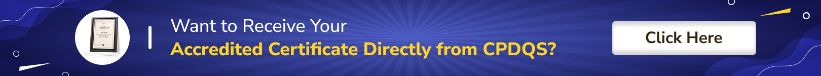 CPD QS Certificate Special Offer Badge