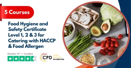 Food Hygiene and Safety Certificate Level 1, 2 & 3 for Catering with HACCP & Food Allergen