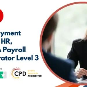 UK Employment Law with HR, Pension & Payroll Administrator Level 3